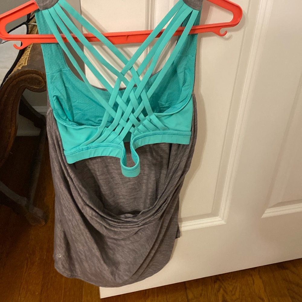 Lululemon work out too with built in bra
